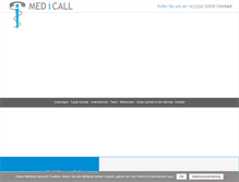 Tablet Screenshot of medicall.at