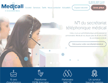 Tablet Screenshot of medicall.fr